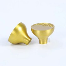 Factory direct Chinese furniture accessories Solid wood cabinet door drawer surface mounted solid pure copper round beads anti-oxidation handle