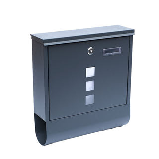 Cross-Border Hot-Selling Letter Box, Creative Stainless Steel Opinion Box, Mailbox, Wall-Mounted Opinion Box, Outdoor Letter Box, in Stock