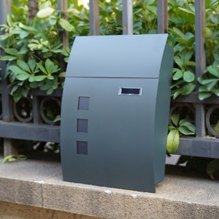 Villa Metal Mailbox with Lock, Wall-Mounted Community Newspaper Box, Suggestion Box, American-Style Mailbox, European-Style Mailbox, Mailbox Box