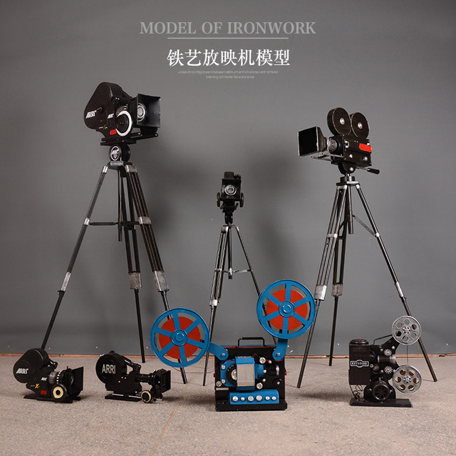 Vintage Old Nostalgia Vintage Projector Model Pendulum of Photographic Props Café Shop Windows Soft Adornment-Taobao