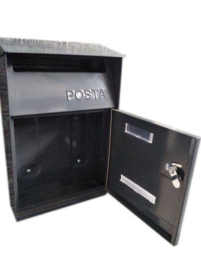 Retro European style outdoor wall-mounted mailbox with lock iron metal handmade mailbox outdoor opinion box psychological mailbox