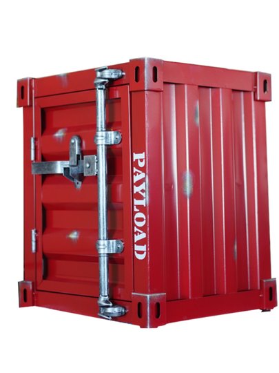 Retro Iron Metal Container Storage Cabinet Bedside Creative Industrial Style European and American Cabinet Bar Counter Decorative Cabinet