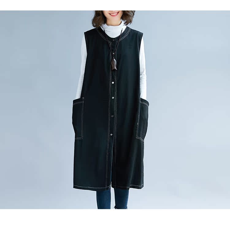 Gilet femme en Coton et lin - Ref 3317825 Image 18