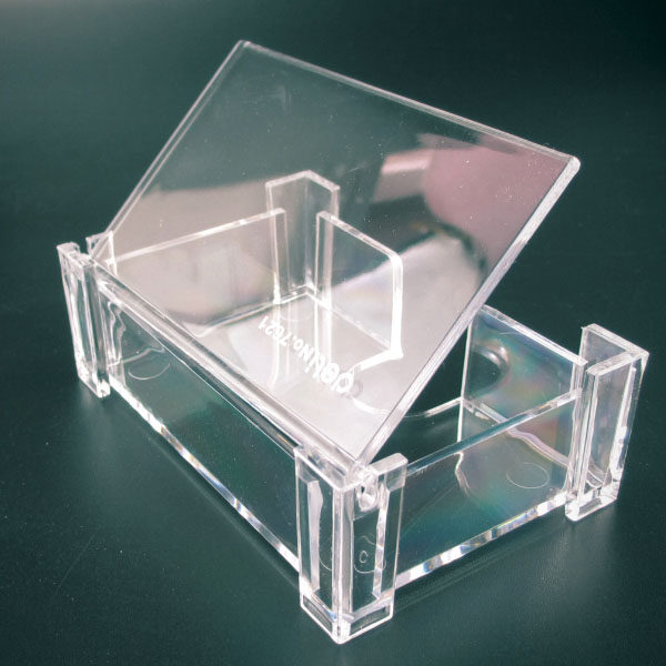 [USD 5.05] Yakley Single Business Card Box with Transparent Crystal ...