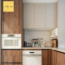 Xian custom kitchen integral cabinet customization small apartment kitchen whole house customization modern U-shaped cabinet customization