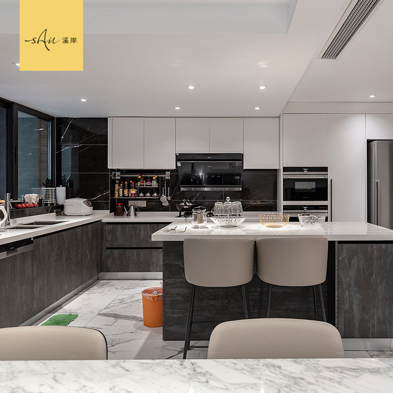 Brookside modern overall cabinet overall custom-made modern minimalist quartz stone Nordic open kitchen? Tool car custom-made