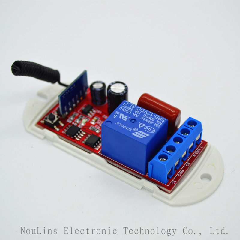 220V wireless remote control switch 433M wireless smart switch learning type wireless switch access control switch