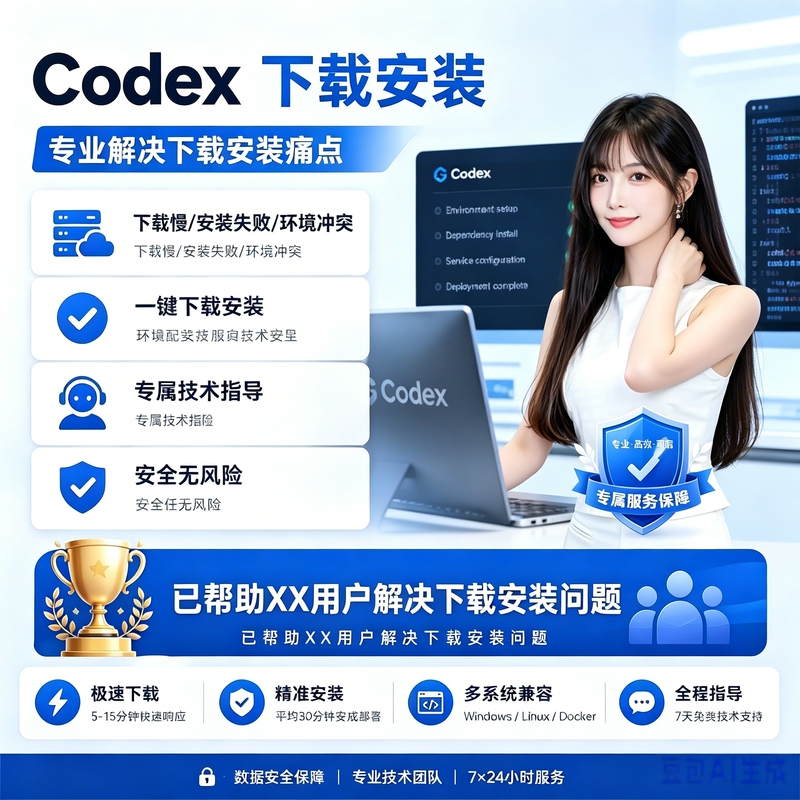 Codex Remote Installation Download Solves Error Issues, Configure Chinese Language Version to Access Large Models, Codex Download