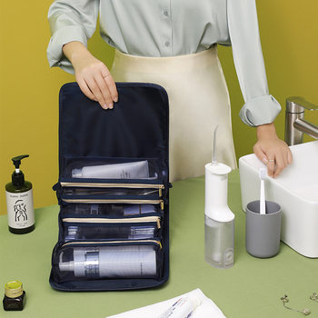 Washing bag and makeup bag multi-functional detachable folding