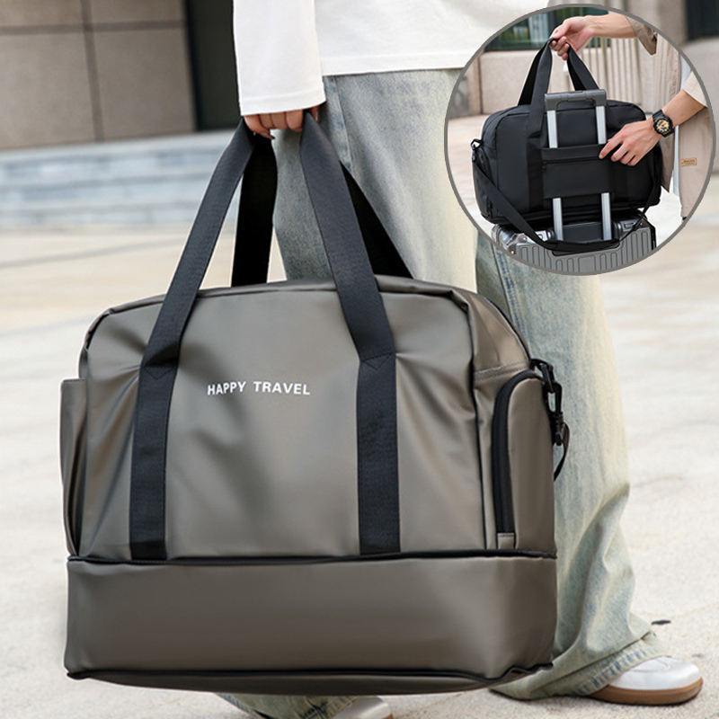 Large-Capacity Travel Bag, Business Trip Short-Distance Luggage Bag, Expandable, Portable, Can Be Used as a Suitcase, Sports and Fitness