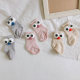 Autumn and winter baby cartoon doll mid-calf socks baby coral velvet thickened warm floor socks non-slip baby socks