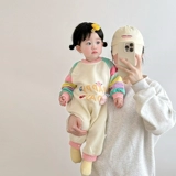 Детское весеннее милое осеннее боди для выхода на улицу, в западном стиле