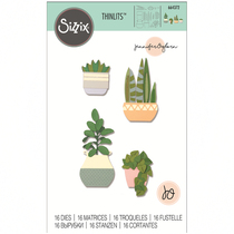 Sizzix Thinlits sheet 16 664372 Botanicals plants