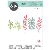 Sizzix Thinlits sheet mold Delicate Leaves delicate leaf 664457