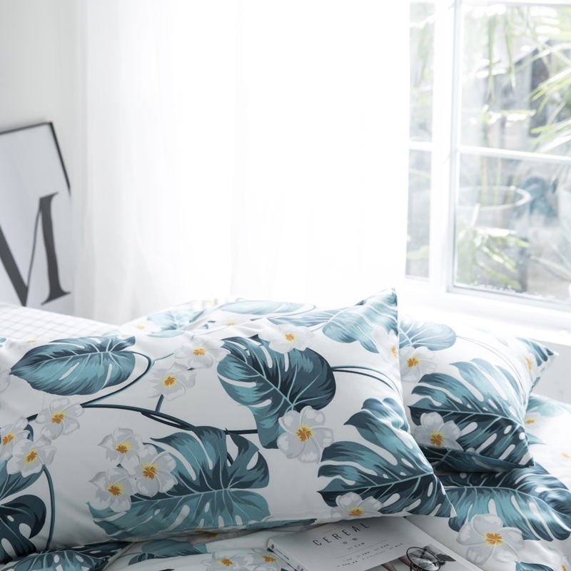 Một cặp gắn đơn giản 100% cotton sinh viên tươi nhỏ gối tay 48 74cm bông gối đơn - Gối trường hợp gối vỏ đỗ