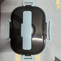 Student lunch box shell lunch box stainless steel insulation portable partition type with lid heatable empty box lid sold separately