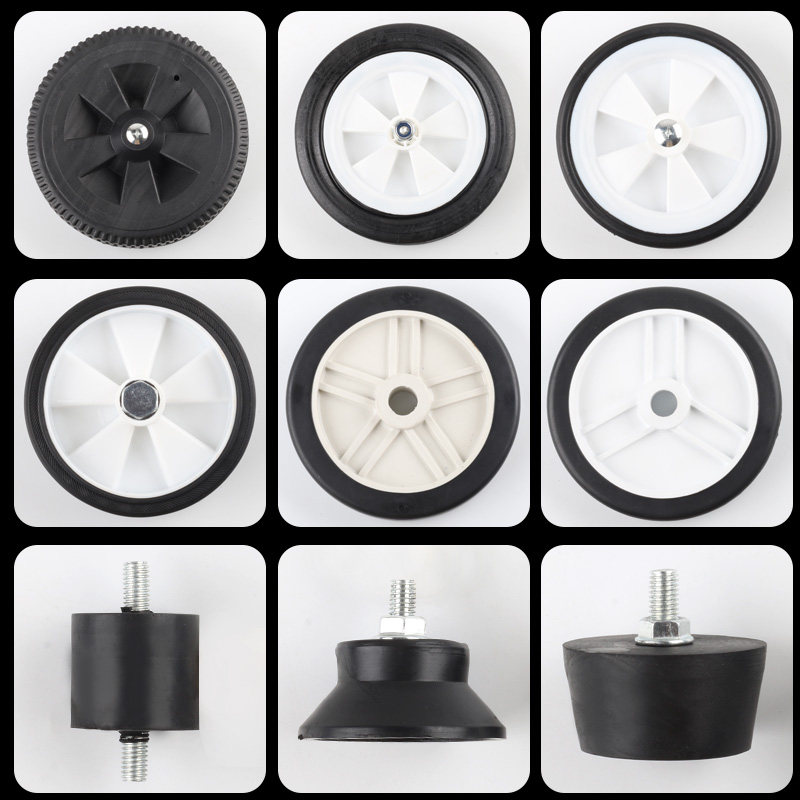 Oil Free Silent Air Compressor Small Air Pump Accessories Castors 45 Inch 6 Inch 7 Rubber Wheels Shockproof Footbed Horn Rubber Mat-Taobao