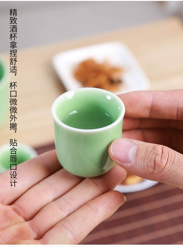 Một nửa catty ấm rượu gốm lẩu rượu vang vàng rượu vang trắng nhà rượu vang rượu vang rượu vang rượu vang ly rượu vang nhỏ hầm rượu