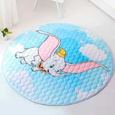 Round cotton crawling mat home Children Baby climbing mat home living room machine washable whole mat environmental protection