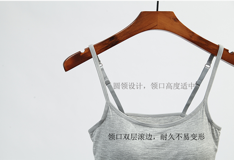 Phụ nữ Modal ngực miễn phí pad ống hàng đầu tích hợp đồ lót mà không có vòng thép ngắn yếm quấn ngực yoga nửa ngực - Ống áo lót 2 dây