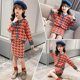 Girls' dress winter clothes 2022 new suit foreign style children's clothing autumn and winter models big children's fashionable skirt winter