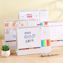 2023 poo-sign desk calendar Custom Rabbit Year Desktop Pendulum Work Calendar Set Up Notepad Lunar Calendar Ad Print