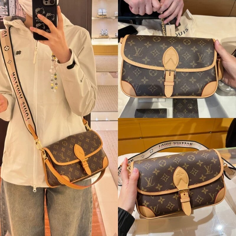 Lv Z New Women's Bag Diane Monogram Baguette Bag Underarm Bag Crossbody Bag Shoulder Bag Handbag Lv Z New Women's Bag Diane Monogram Baguette Bag Underarm Bag Crossbody Bag Shoulder Bag Handbag