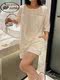 日本GP纯棉短袖睡衣女夏季2024年新款短裤套装圆领家居服可外穿女