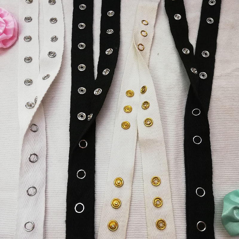 Clothing accessories Ribbon five-claw button button hidden button snap button can be customized in various sizes factory direct sale a large number of spot