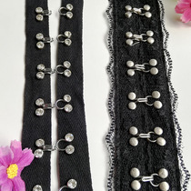 Clothing accessories Accessories Cotton Webbing Drill Nail to hook Hook Hook Wind Disciplinary Button U Fly Buckle can be booked for factory direct