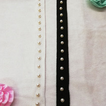 Clothing accessories webbing beads beads pearls can be customized in various sizes color factory direct sales a large number of spot
