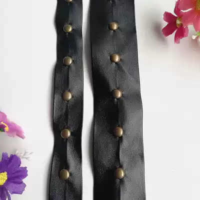 Clothing accessories pu simulation leather webbing claw nails rivets claw beads beads can be customized factory direct sales