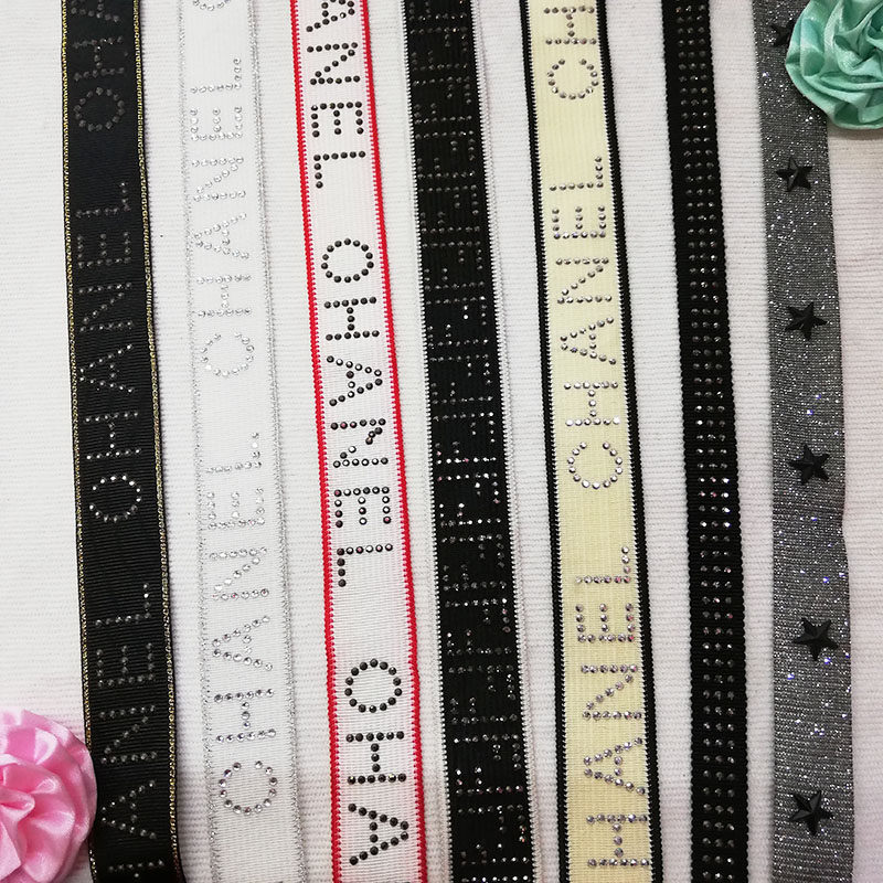 Apparel accessories All kinds of webbing hot drills can be customized factory direct sales in large quantities