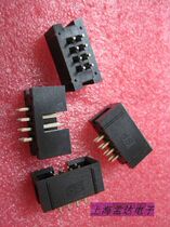 Connector Simple horn socket welding plate type DC3 8P 2*4 pitch 2 54 in-line 180 degrees