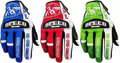 Outer single cattle goods American SPEED motorcycle motorcycle rider racing anti-fall summer breathable rally riding gloves