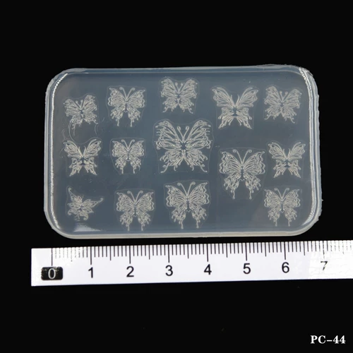 Глина, прозрачная трехмерная форма для маникюра