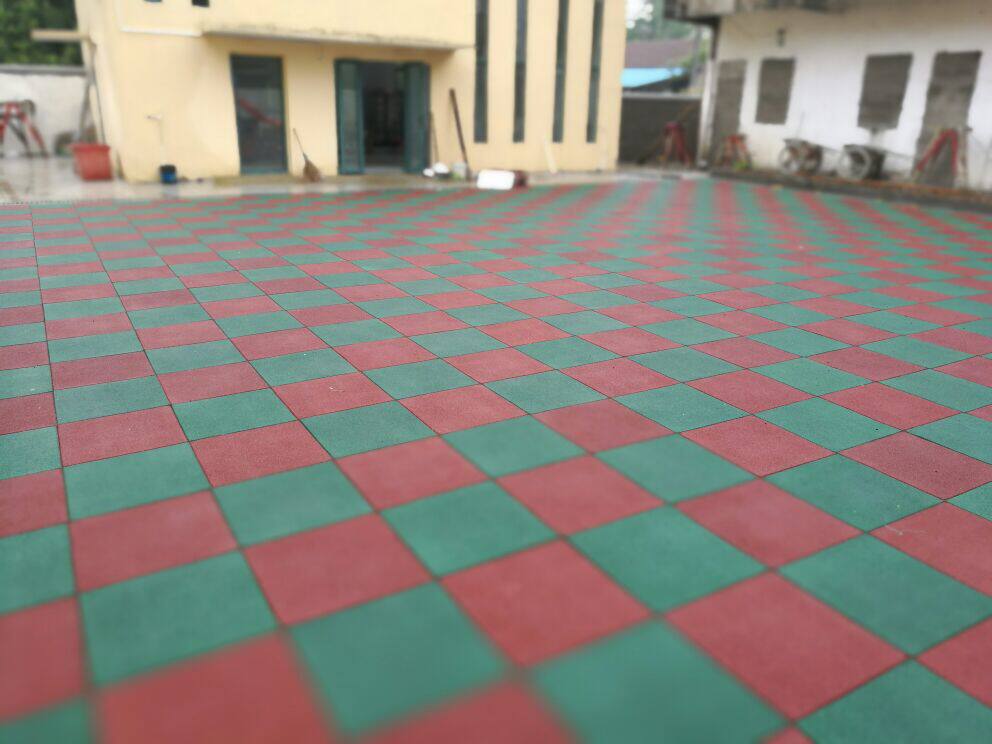 Floating Assembled Floor Mats Kindergarten Outdoor Rubber Floor Mats Outdoor Basketball Court Sports Floor Stickers