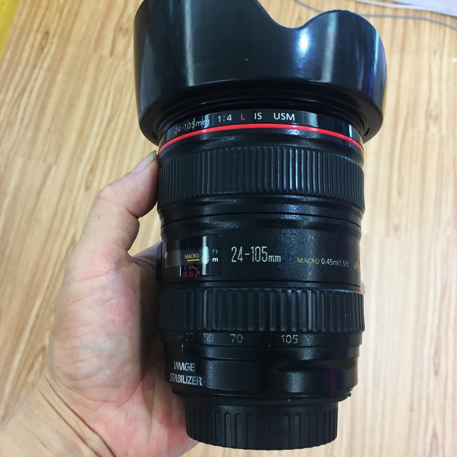 Ống kính Canon Canon 24-105 đã qua sử dụng EF24-105mm f4 IS USM1 thế hệ 2 khung hình đầy đủ