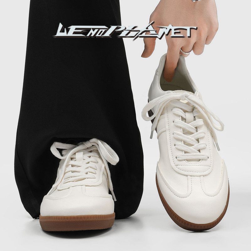 White Moral Training Shoes for Men and Women, 2026 Summer New Retro Versatile Casual Sneakers, Trendy Lace-Up Comfortable Running Shoes White Moral Training Shoes for Men and Women, 2026 Summer New Retro Versatile Casual Sneakers, Trendy Lace-Up Comfortable Running Shoes