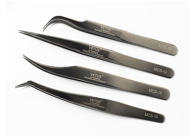 Ghép lông đầy màu sắc Nhíp lông Lông vàng Clip Làm đẹp Lông mi Công cụ đặc biệt Cao nhíp hoa chính xác Clip chuyên nghiệp - Các công cụ làm đẹp khác kẹp mi