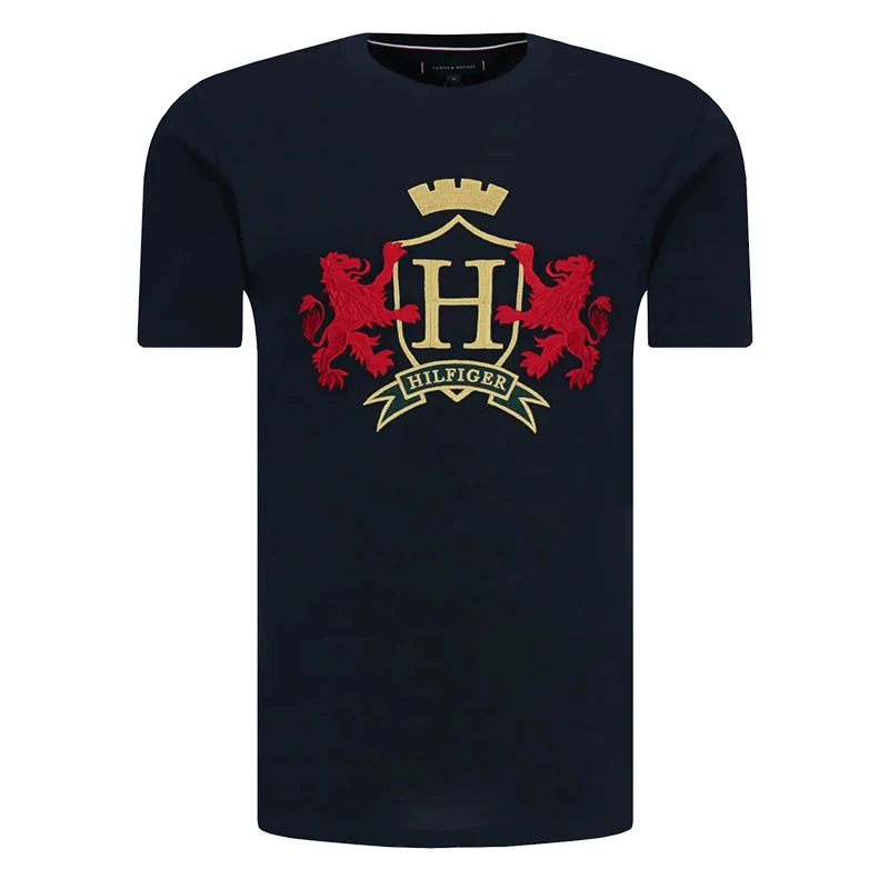 Футболка с короткими рукавами Tommy Hilfiger, с вышивкой
