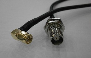 SMAJW TNCK Antenna Cable Male Bend TNC with Nut Washer 30CM Length