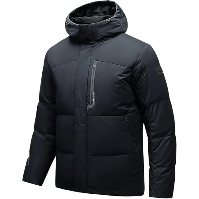 ANTA Quick Warm Down丨Short Down Jacket Men's Winter Windproof Warm Hooded Cotton Jacket 152517918S