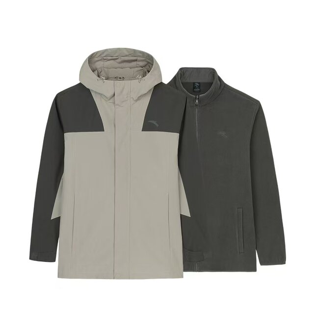 Anta jacket jacket men's two-piece set 2024 outdoor winter sports warm woven top 152447629