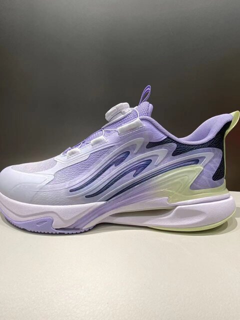 ANTA Children's Shoes 2024 Spring New Style Big Girls Button Light Casual Sports Running Shoes 322415513