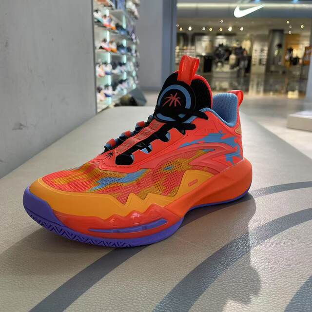 Anta Kids 2025 Boys' Spark of Fire U League Non-Slip Wear-Resistant Sports Basketball Shoes 312531112