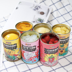 29.9元包邮 林家铺子 水果混合罐头 425g*6罐