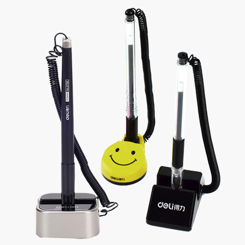 Derritai pen fixed signature pen 5 set with line desk pen suction cup