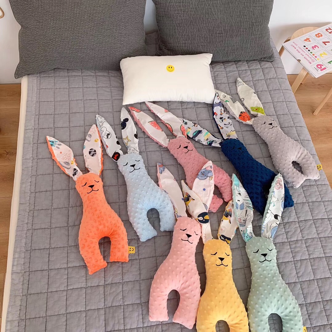 Bean soothe rabbit, baby baby grab toy dolls (multi - color optional) separate packaging