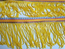 Yellow platoon is 7cm wide flag accessories clothing manual flowing curtain lantern must lace flat size 82
